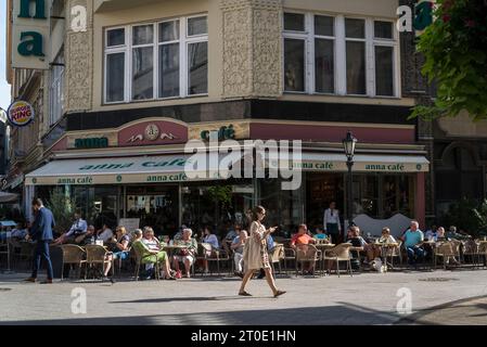Anna Café, Váci Street,  Budapest, Hungary Stock Photo