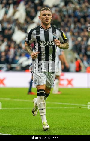 Kieran Trippier (2 Newcastle) gestures during the Premier League match ...