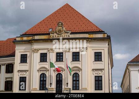 Carmelite Monastery of Buda, a former Catholic monastic residence and the current seat of the Prime Minister of Hungary, Budapest, Hungary Stock Photo