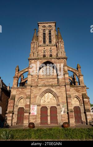 eglise Notre-Dame de l'Assomption, Church of the Assumption, Phalsbourg, Moselle Department, Grand Est, France Stock Photo