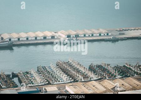 Morocco, Agadir, fishing port Stock Photo