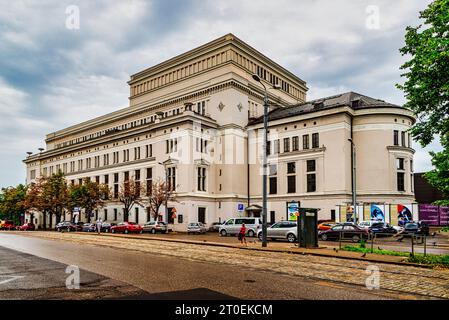 Latvian National Opera in Riga, Latvia Stock Photo