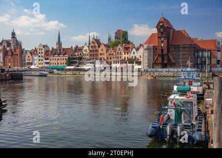 Gdansk, Gdansk, port, old town,  Crane gate Stary zuraw portowy Stock Photo