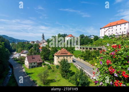 Judenburg, Judenburg Old Town, Purbach valley in Murtal, Styria, Austria Stock Photo