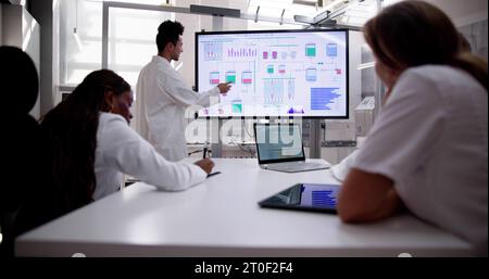 Factory Software Research And Project Design Team Meeting Stock Photo