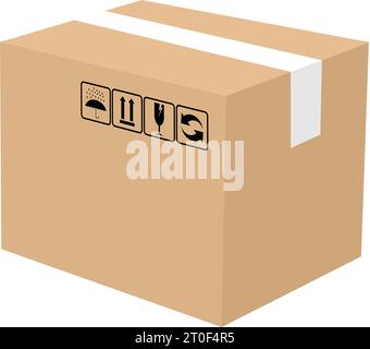 box illustraiton Stock Vector