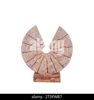 stone sculpture luxury living room accessories isolated on white Stock Photo
