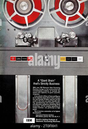 The IBM Electronic Data Processing Machine represents an early ...