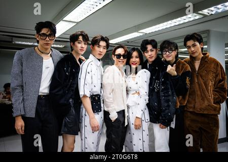 Thailand. 06th Oct, 2023. Thai rapper GUNNER NETWORK attends the KLOSET ...