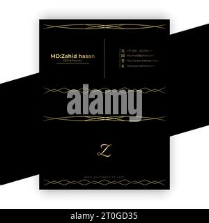 Business Card Template Design Creative Business Design Make Simple Design Stock Vector