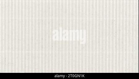 white corrugated cardboard texture useful as a background Stock Photo
