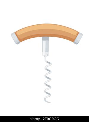 Metal wine cork bottle stopper vector illustration isolated on white ...