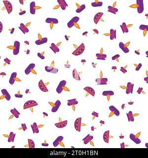 Indian festival Happy Diwali with Diwali props, holiday Background, Diwali celebration greeting card, vector illustration design. Stock Vector