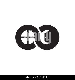 Door Window logo,Door and Window with infinity Symbol, Home Property Interiors, creative, modern, Icon, Vector Stock Vector