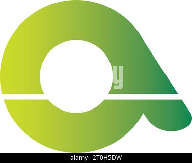 A letter logo which is simple and attractive. Stock Vector