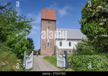 Kirche St. Severin, Munkmarscher Straße, Keitum, Sylt, Schleswig-Holstein, Deutschland Stock Photo