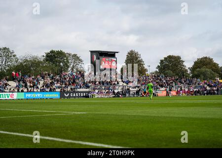 Rotterdam, Netherlands. 07th Oct, 2023. Rotterdam - Overview of the stadium during the match between Feyenoord V1 v Ajax V1 at Nieuw Varkenoord on 7 October 2023 in Rotterdam, Netherlands. Credit: box to box pictures/Alamy Live News Stock Photo