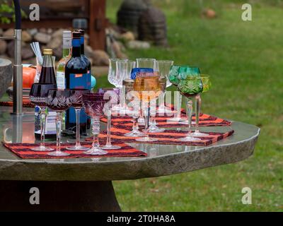 Lead Crystal Roman Glasses, Wine Glasses, Champagne Glasses