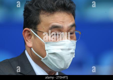 Sheffield, UK. 07th Oct, 2023. Dejphon Chansiri owner of Sheffield Wednesday ahead of the Sky Bet Championship match Sheffield Wednesday vs Huddersfield Town at Hillsborough, Sheffield, United Kingdom, 7th October 2023 (Photo by Gareth Evans/News Images) in Sheffield, United Kingdom on 10/7/2023. (Photo by Gareth Evans/News Images/Sipa USA) Credit: Sipa USA/Alamy Live News Stock Photo