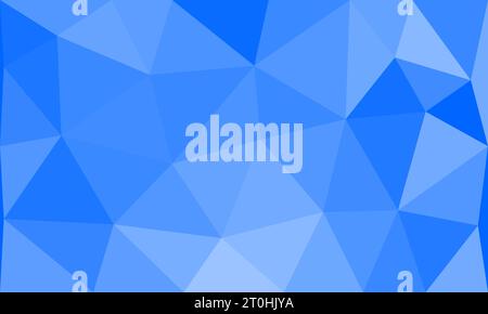 Light blue gradient abstract geometric pattern with low polygon texture. Wallpaper triangle background. vector illustration for web, digital, flyer Stock Vector