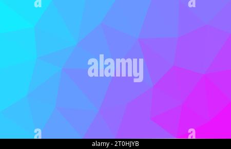 Light blue, purple vector polygon abstract background with gradient. Vector illustration template for web, flyer, digital Stock Vector