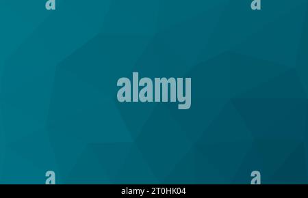 Modern abstract pattern vector. Triangle low polygon shape background template design with elegant turquoise blue color. For wallpaper, digital Stock Vector