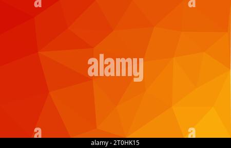 Yellow, orange abstract geometric rumpled triangular low polygon style design. Modern vector illustration background template. For flyer, web, digital Stock Vector