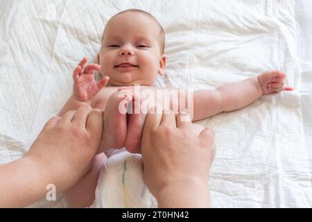 Mother and child share a tender moment. Concept of the unique bond between them Stock Photo