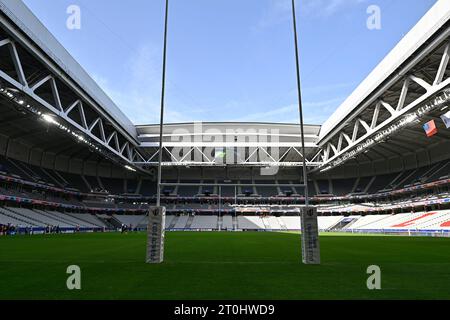 Lille, France. 07th Oct, 2023. England V Samoa Rugby World Cup pool D. Stade Pierre-Mauroy. Lille. A General View (GV) of the stadium during the England V Samoa Rugby World Cup pool D rugby match. Credit: Sport In Pictures/Alamy Live News Stock Photo