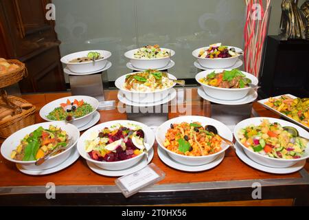 Sri Lanka food fruit salad in buffet hotel Open Buffet with a very delicious varieties Stock Photo