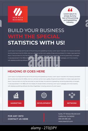 Corporate Flyer Cover Design Template. Can be adapt to Brochure, Annual Report, Magazine, Poster, Business Presentation, Portfolio, Flyer, Banner. Stock Vector