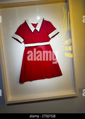 annie red dress with bow Annie Dress Poster