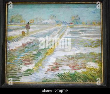 Vincent van Gogh, Landscape with Snow