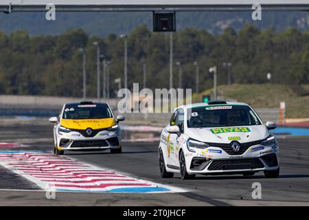 08 RODRIGO Joaquin ESP, Team VRT, Clio Cup Series, action during the 10th round of the Clio Cup Europe 2023, from October 6 to 8, 2023 on the Circuit de Paul Ricard, in Le Castellet, France - Photo Marc de Mattia/DPPI Credit: DPPI Media/Alamy Live News Stock Photo