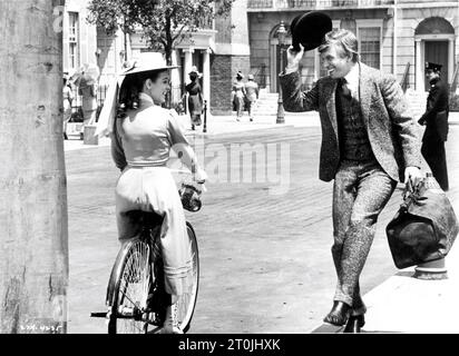 LESLEY ANN WARREN and TOMMY STEELE in THE HAPPIEST MILLIONAIRE 1967 director NORMAN TOKAR book Cordelia Drexel Biddle and Kyle Crichton songs Richard M. Sherman and Robert B. Sherman costume design Bill Thomas Walt Disney Productions Stock Photo