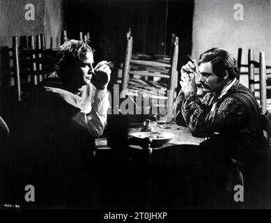 MARLON BRANDO and JOHN SAXON in THE APPALOOSA aka SOUTHWEST TO SONORA 1966 director SIDNEY J. FURIE novel Robert MacLeod music Frank Skinner Universal Pictures Stock Photo