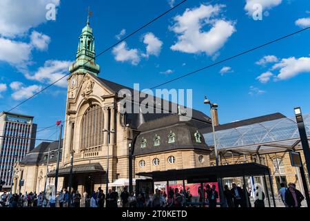 Luxembourg railway station, the main station in Luxembourg City Stock Photo