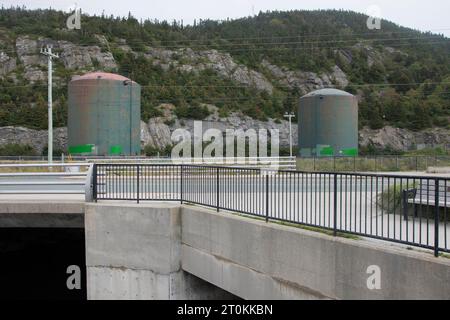 Tanks at Quidi Vidi Lake in St. John's, Newfoundland & Labrador, Canada Stock Photo