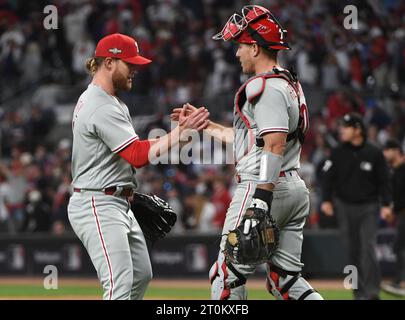 Philadelphia Phillies catcher J.T. REALMUTO batting in the top off the  second inning during the MLB game between the Philadelphia Phillies and the  Hou Stock Photo - Alamy