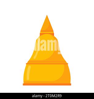 Thailand element golden lamp vector concept Stock Vector