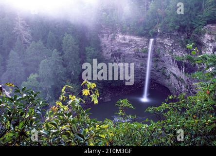 Rockhouse Falls, Fall Creek Falls State Park, Tennessee Stock Photo