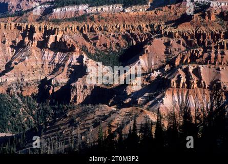 Chessmen Ridge Overlook, Cedar Breaks National Monument, Cedar Breaks Scenic Byway, Utah Stock Photo