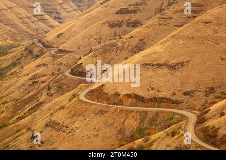 Buford Creek view from WA Highway 129, Asotin County, Washington Stock Photo