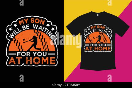 Funny Baseball Tshirt Design Typography Lover Ball Vector Shirt Tops   Gift For Men & Women Stock Vector