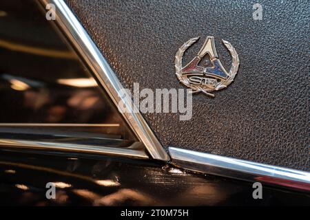 Petaling Jaya - Malaysia : October 6,2023 : Dodge Challenger RT car of Fast X also known as Fast  Furious 10 movie displaying in the Mid Valley. Stock Photo