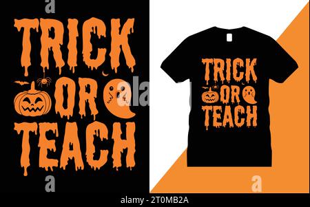 Happy Halloween Tshirt Design Vector Graphic Funny Ghost Pumpkin For Men Women Kids gifts Shirt Stock Vector