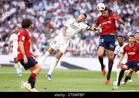 Alejandro Catena of CA Osasuna in action during the Spanish League ...