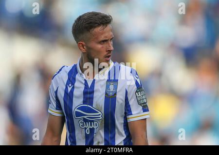 Sheffield, UK. 07th Oct, 2023. Will Vaulks #4 of Sheffield Wednesday during the Sky Bet Championship match Sheffield Wednesday vs Huddersfield Town at Hillsborough, Sheffield, United Kingdom, 7th October 2023 (Photo by Gareth Evans/News Images) in Sheffield, United Kingdom on 10/7/2023. (Photo by Gareth Evans/News Images/Sipa USA) Credit: Sipa USA/Alamy Live News Stock Photo