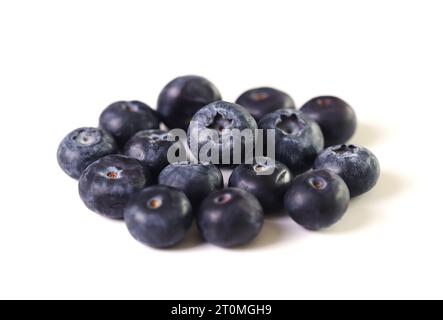 Blueberries isolated on white background Stock Photo