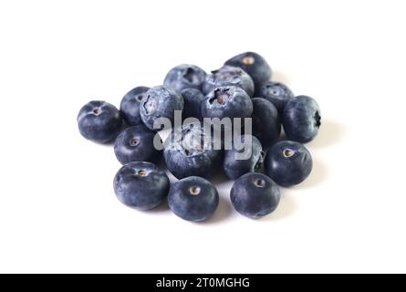 Blueberries isolated on white background Stock Photo